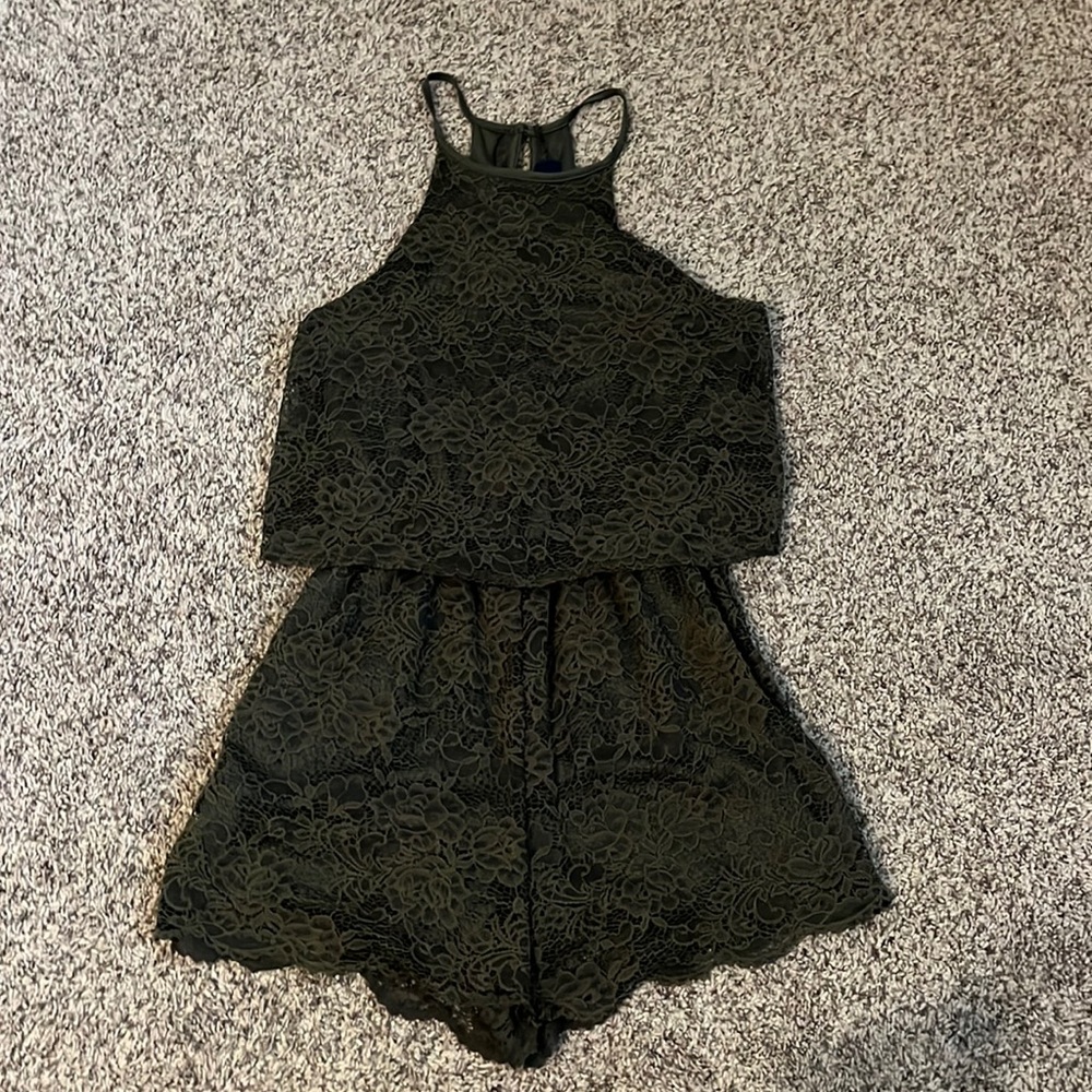Cute green romper